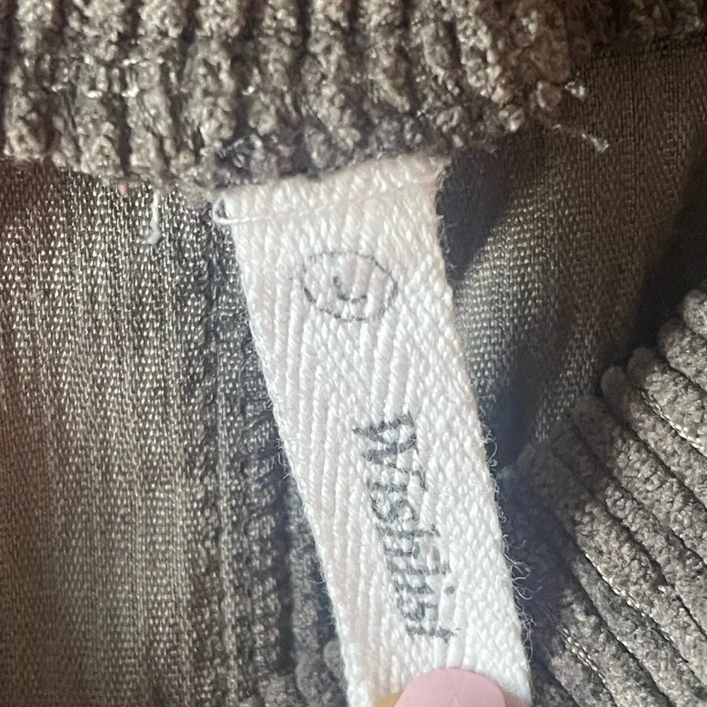 Wishlist Corduroy Mini Skirt - Charcoal Gray - Picture 8 of 10